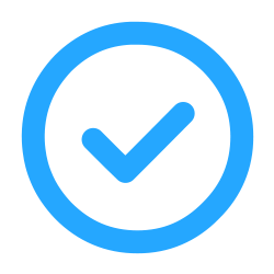 check blue